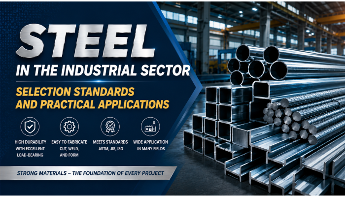 Steel in Industry – Selection Standards and Practical Applications